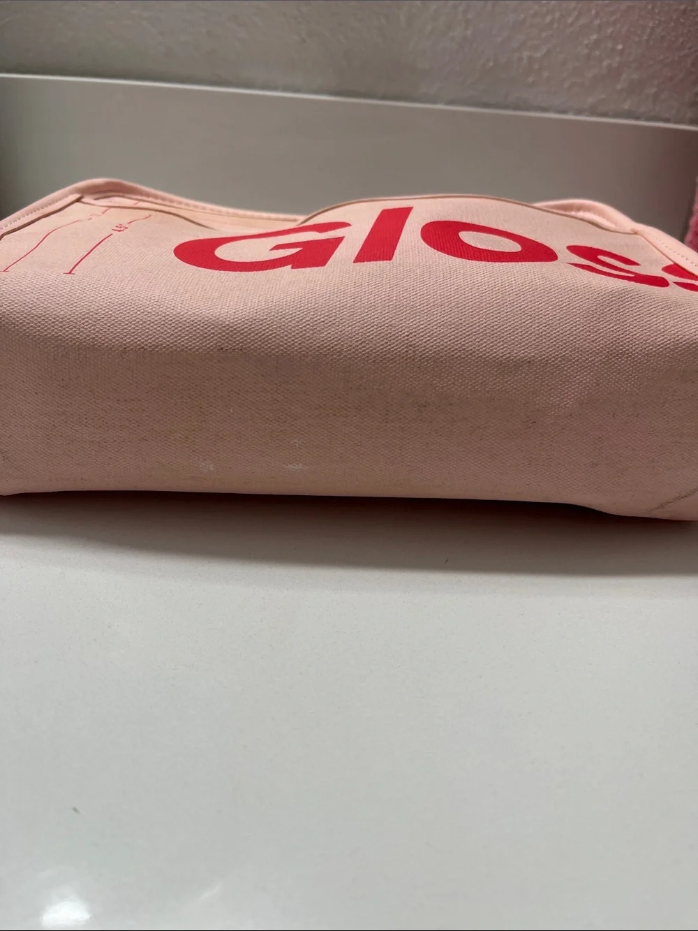 Glossier beauty bag